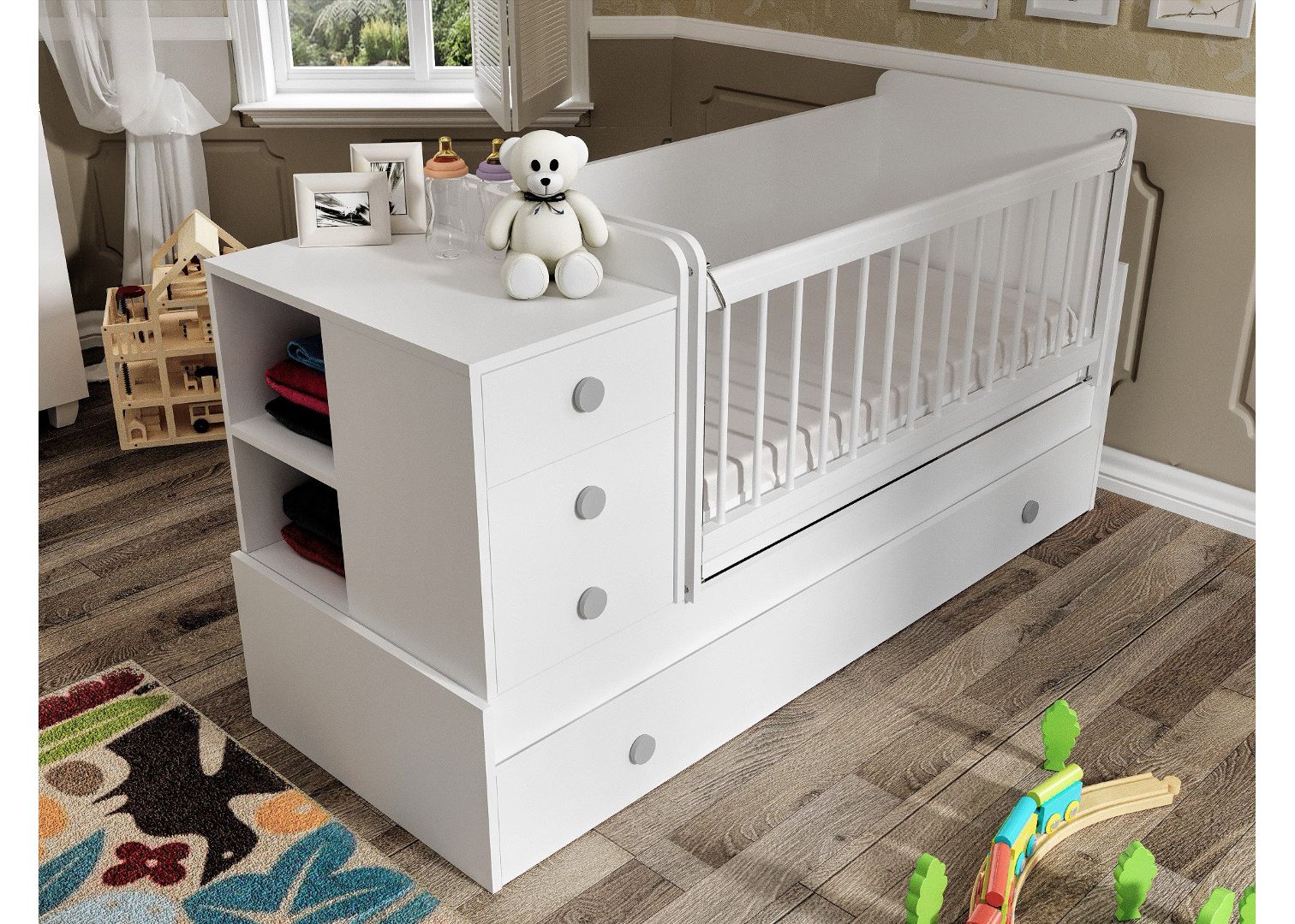 Pearl Büyüyebilen Bebek Odası (100 MDF)